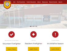 Tablet Screenshot of douglasfire2.org